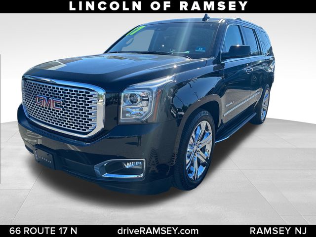 Onyx Black 2017 GMC Yukon Denali 4WD SUV / Crossover Four-Wheel Drive 8-Speed Automatic Overdrive