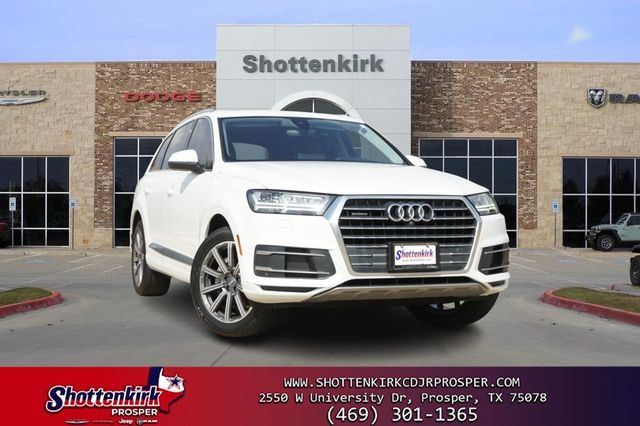 Carrara White 2019 Audi Q7 SUV / Crossover All-Wheel Drive 8-Speed Automatic