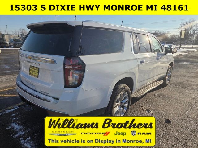 2023 Chevrolet Suburban Premier - Summit White exterior view 3