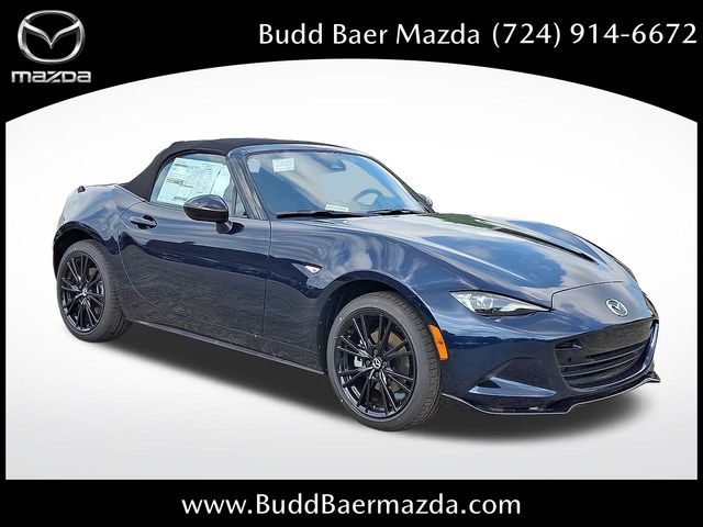 Deep Crystal Blue Mica 2026 Mazda MX-5 Miata Convertible Rear-Wheel Drive 6-Speed Manual
