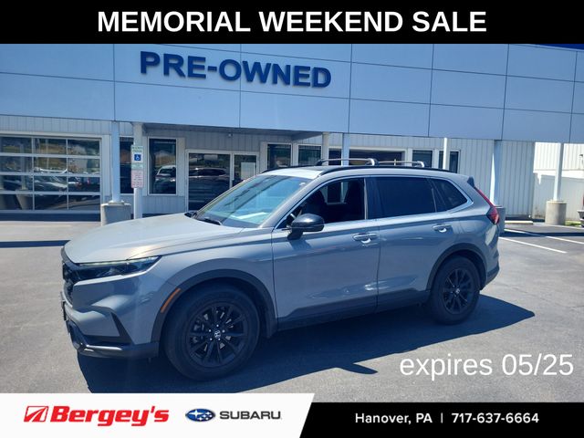 Urban Gray Pearl 2023 Honda CR-V Hybrid Sport AWD SUV / Crossover All-Wheel Drive Continuously Variable Transmission