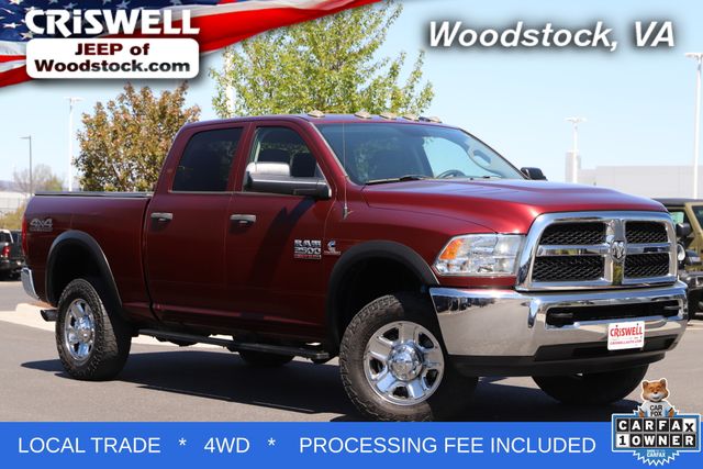 Delmonico Red Pearlcoat 2017 RAM 2500 Tradesman Crew Cab 4WD Pickup Truck Four-Wheel Drive 6-Speed Automatic