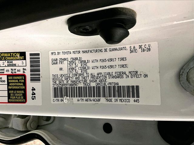 2021 Toyota Tacoma TRD Sport White at Rochrich Mazda
