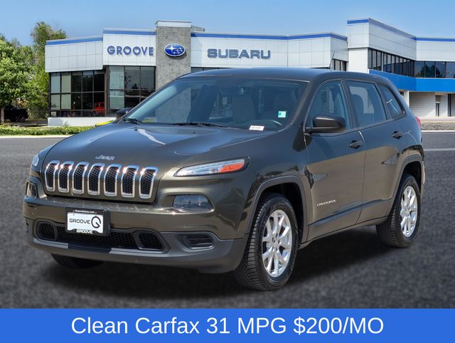 Eco Green Pearlcoat 2015 Jeep Cherokee SUV / Crossover Front-Wheel Drive 9-Speed Automatic