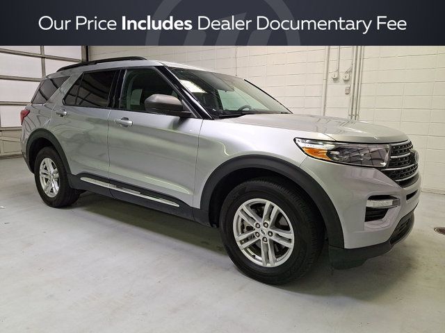 Silver Metallic 2023 Ford Explorer SUV / Crossover All-Wheel Drive Automatic