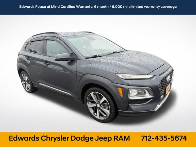 Thunder Gray 2021 Hyundai Kona SUV / Crossover All-Wheel Drive 7-Speed Automatic