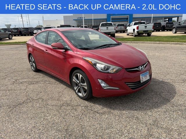 Geranium Red 2015 Hyundai Elantra Sport FWD Sedan Front-Wheel Drive 6-Speed Automatic