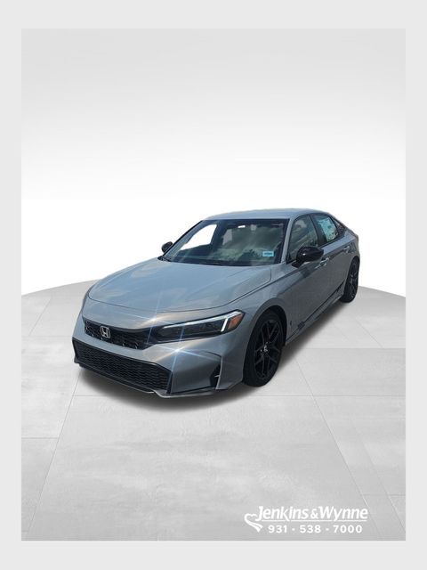 Urban Gray 2026 Honda Civic Sport FWD Sedan Front-Wheel Drive Continuously Variable Transmission