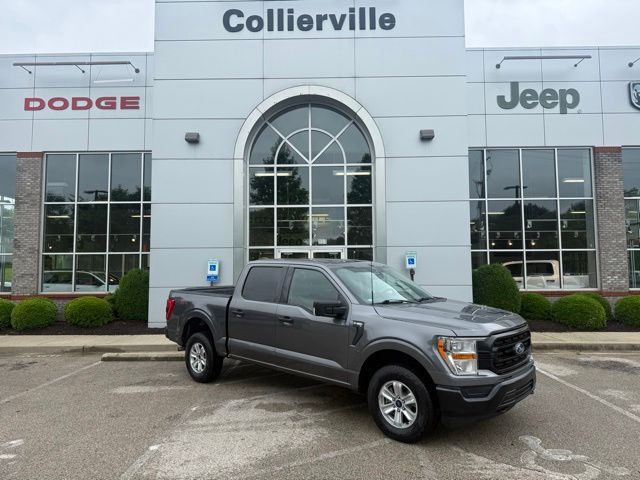 Gray Metallic 2022 Ford F-150 Pickup Truck Four-Wheel Drive Automatic