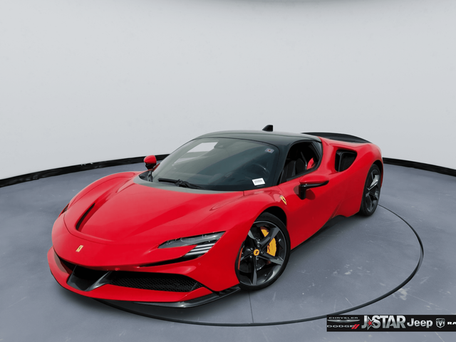 Rosso Corsa 2022 Ferrari SF90 Coupe All-Wheel Drive 8-Speed Manual