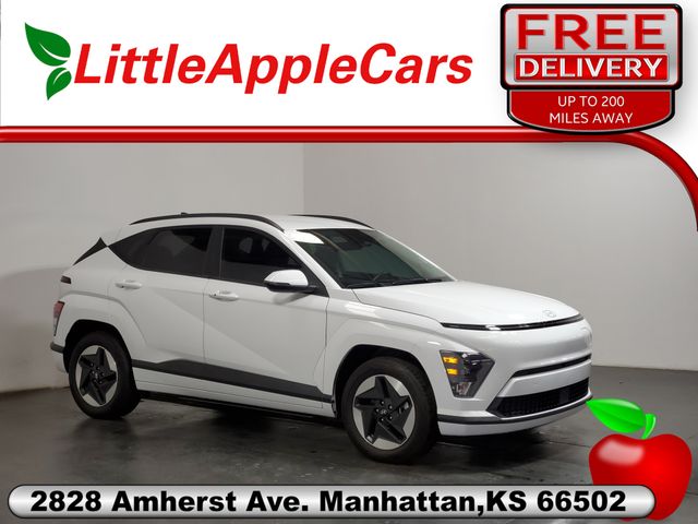 Atlas White 2024 Hyundai Kona Electric SEL FWD SUV / Crossover Front-Wheel Drive Automatic