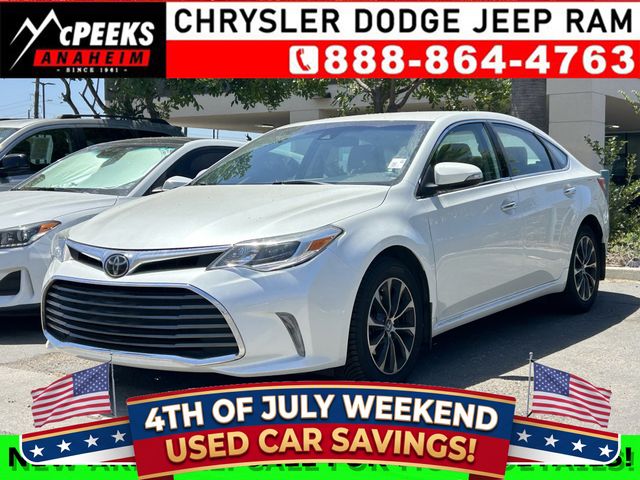 White (Blizzard Pearl) 2017 Toyota Avalon Sedan Front-Wheel Drive 6-Speed Automatic