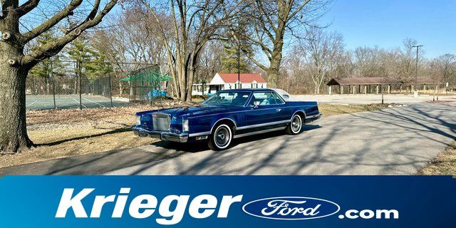 3G Dark Blue Metallic 1977 Lincoln Continental Sedan Automatic