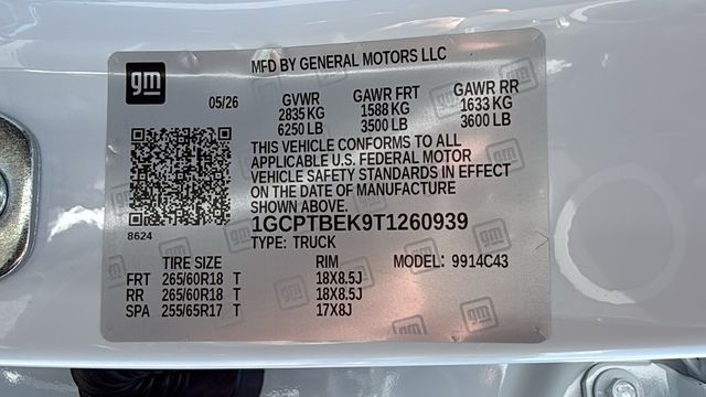 new 2026 Chevrolet Colorado car, priced at $42,085