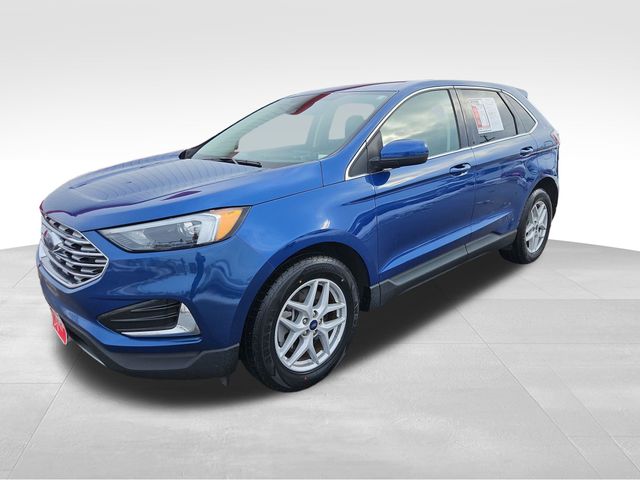 Atlas Blue Metallic 2022 Ford Edge SEL AWD SUV / Crossover All-Wheel Drive 8-Speed Automatic