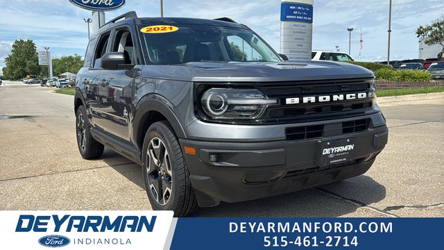 Gray Metallic 2021 Ford Bronco Sport SUV / Crossover All-Wheel Drive 8-Speed Automatic