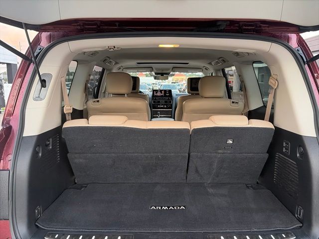 2021 Nissan Armada Platinum Red at Shottenkirk Kia Fort Bend