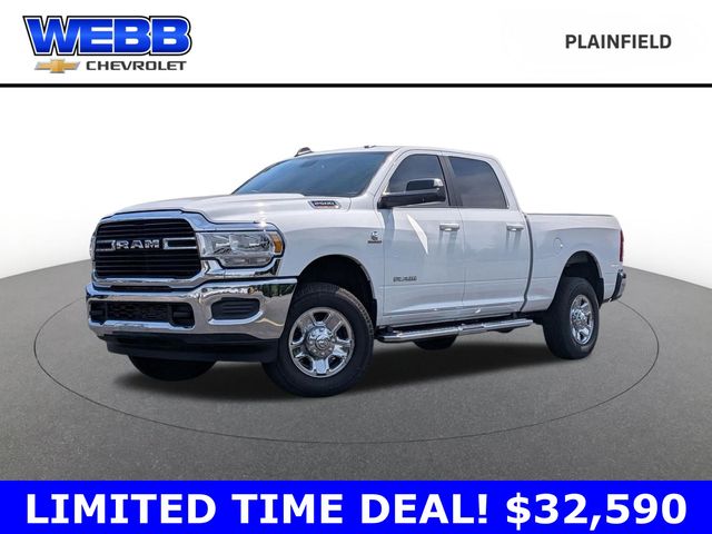 Bright White Clearcoat 2021 RAM 2500 Pickup Truck Four-Wheel Drive 6-Speed Automatic