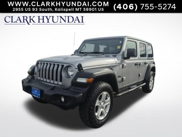 Billet Silver Metallic Clearcoat 2019 Jeep Wrangler Unlimited Sport S 4WD SUV / Crossover Four-Wheel Drive 8-Speed Automatic