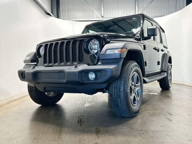 2020 Jeep Wrangler Unlimited Sport S Black at Klick Lewis Buick Chevrolet
