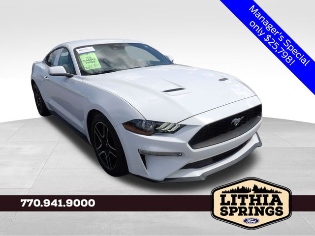 Oxford White 2021 Ford Mustang Coupe Rear-Wheel Drive Automatic