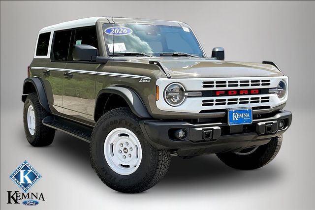 Marsh Gray 2026 Ford Bronco SUV / Crossover Four-Wheel Drive Automatic