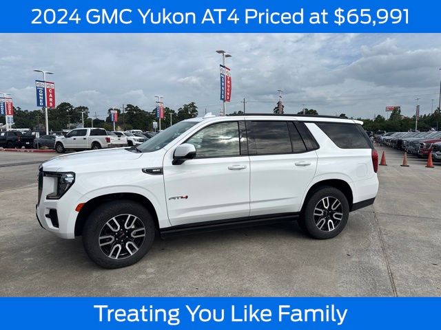 Summit White 2024 GMC Yukon SUV / Crossover Four-Wheel Drive