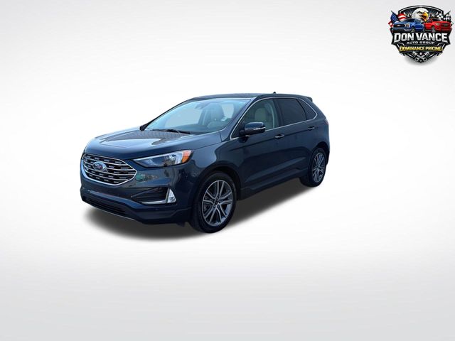 Blue Metallic 2024 Ford Edge SUV / Crossover All-Wheel Drive 8-Speed Automatic