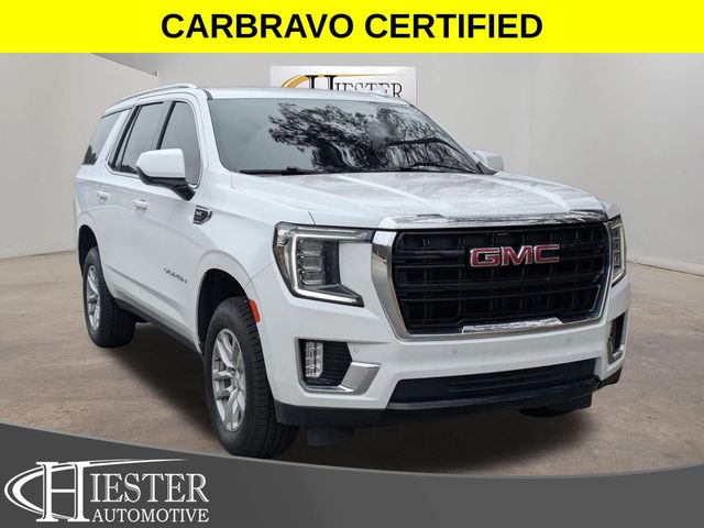Summit White 2022 GMC Yukon SLE 4WD SUV / Crossover Four-Wheel Drive
