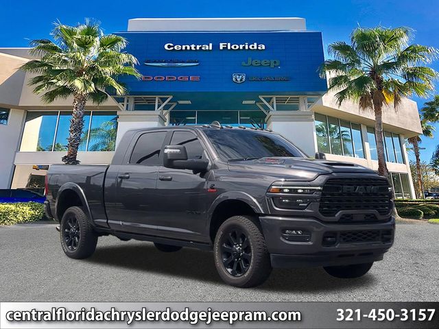 Gray (Granite Crystal Metallic Clearcoat) 2025 RAM 2500 Limited Mega Cab 4WD Pickup Truck Four-Wheel Drive 8-Speed Automatic