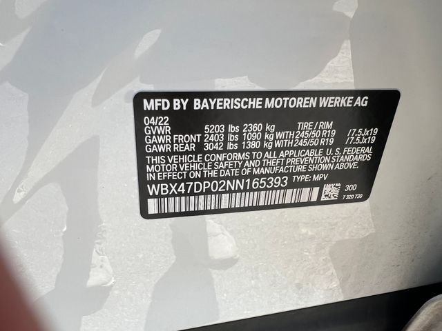 2022 Alpine White BMW X3 sDrive30i RWD SUV