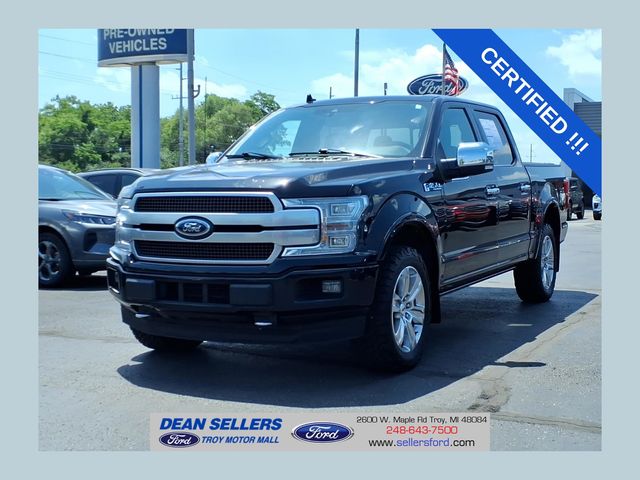 Black Metallic 2019 Ford F-150 Pickup Truck Four-Wheel Drive Automatic