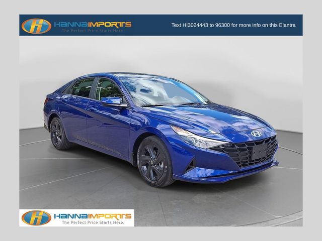 Intense Blue 2023 Hyundai Elantra Sedan Front-Wheel Drive Continuously Variable Transmission