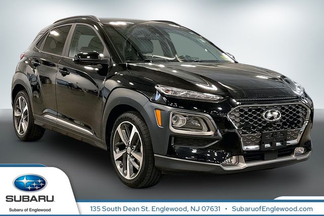 Ultra Black Pearl 2021 Hyundai Kona Ultimate AWD SUV / Crossover All-Wheel Drive 7-Speed Automatic