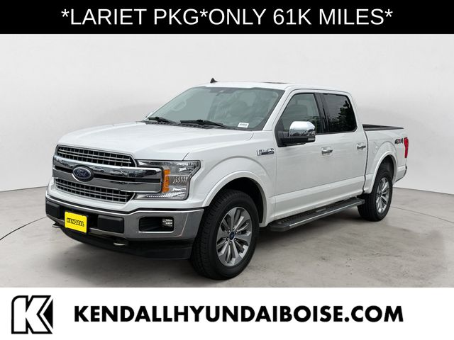 White Platinum Clearcoat Metallic 2019 Ford F-150 Pickup Truck Four-Wheel Drive Automatic