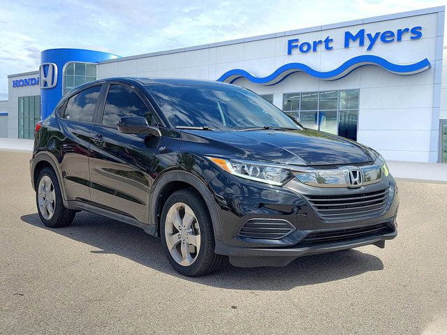 Crystal Black Pearl 2022 Honda HR-V LX FWD SUV / Crossover Front-Wheel Drive Continuously Variable Transmission