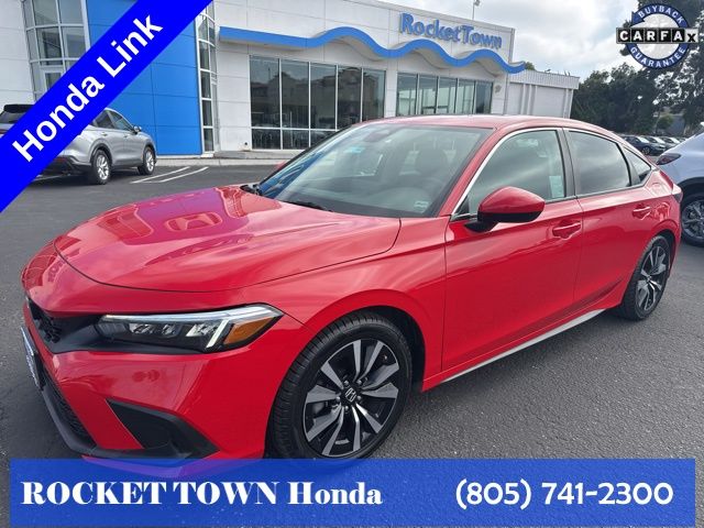 Rallye Red 2022 Honda Civic Hatchback Hatchback Front-Wheel Drive Continuously Variable Transmission