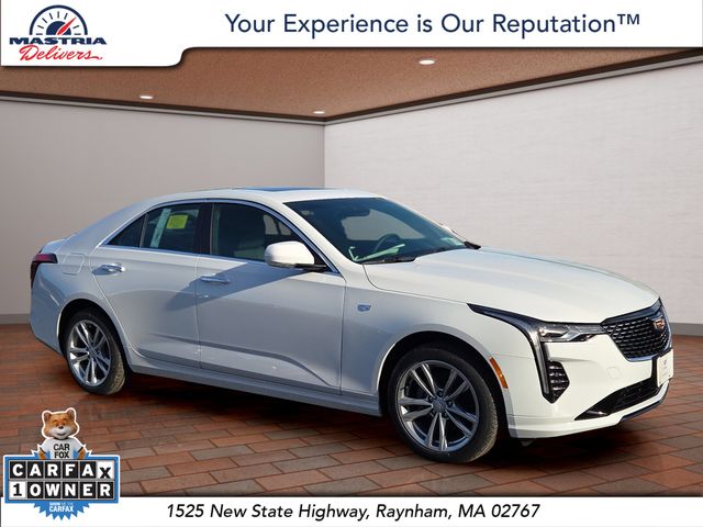 Summit White 2026 Cadillac CT4 Sedan All-Wheel Drive 8-Speed Automatic