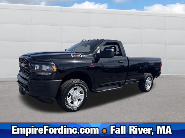 Diamond Black 2024 RAM 3500 Tradesman Regular Cab LB 4WD Pickup Truck Four-Wheel Drive 6-Speed Automatic