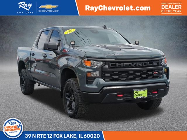 Cypress 2025 Chevrolet Silverado 1500 Custom Trail Boss Crew Cab 4WD Pickup Truck Four-Wheel Drive 8-Speed Automatic
