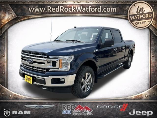 Blue 2019 Ford F-150 Pickup Truck Four-Wheel Drive Automatic