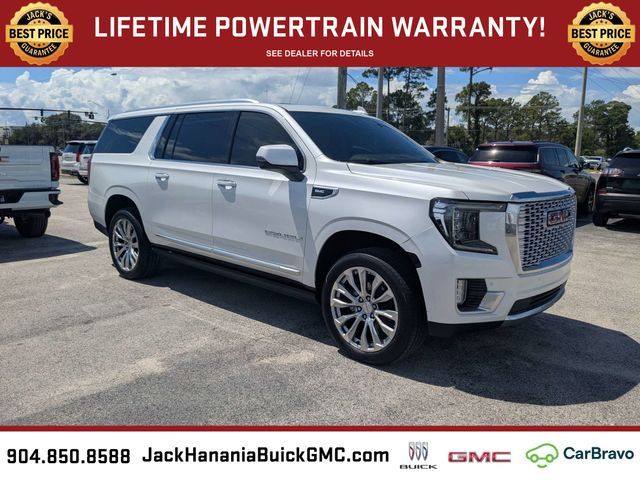 White Frost Tricoat 2024 GMC Yukon XL SUV / Crossover Four-Wheel Drive 