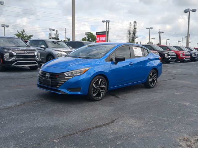 Electric Blue Metallic 2024 Nissan Versa Sedan Front-Wheel Drive Continuously Variable Transmission