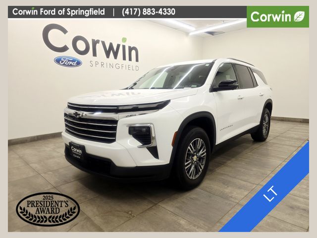 Summit White 2025 Chevrolet Traverse SUV / Crossover Four-Wheel Drive 8-Speed Automatic