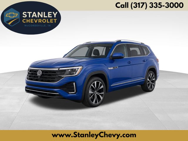Blue Metallic 2025 Volkswagen Atlas SUV / Crossover All-Wheel Drive 8-Speed Automatic