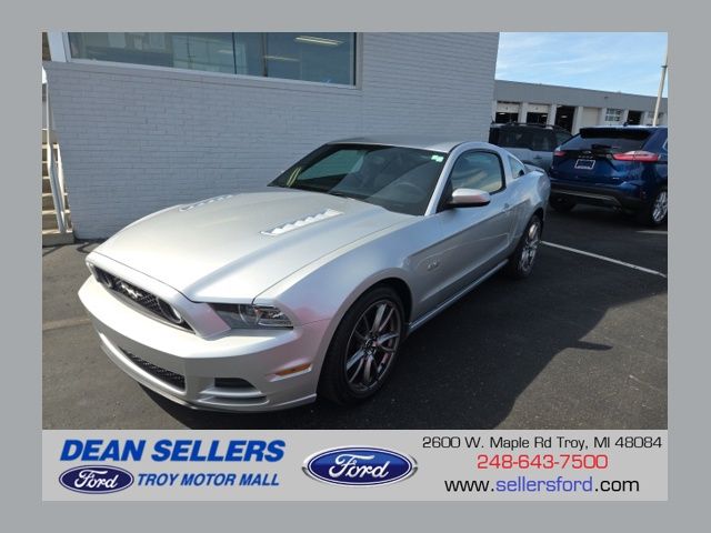 Ingot Silver Metallic 2014 Ford Mustang GT Premium Coupe RWD Coupe Rear-Wheel Drive 6-Speed Manual