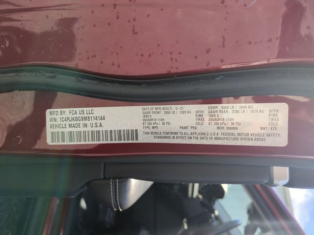 used 2021 Jeep Grand Cherokee L car, priced at $25,490
