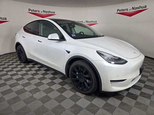 White 2020 Tesla Model Y Long Range AWD SUV / Crossover All-Wheel Drive 1-Speed Automatic