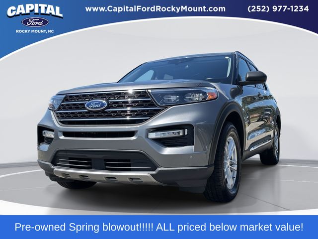 Gray Metallic 2023 Ford Explorer XLT AWD SUV / Crossover All-Wheel Drive Automatic