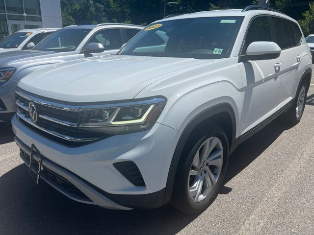 2023 Volkswagen Atlas 3.6L V6 SE w/Technology White at Sutliff Volkswagen
